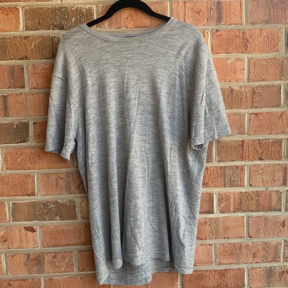 Saks Fifth Ave Wool Cashmere Sweater Blouse - Picture 2 of 9